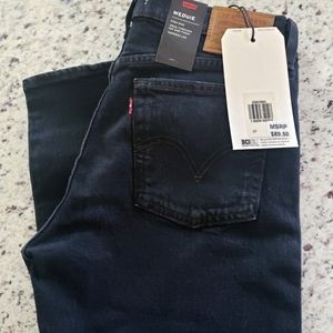Levi's Wedgie Black Jeans 27